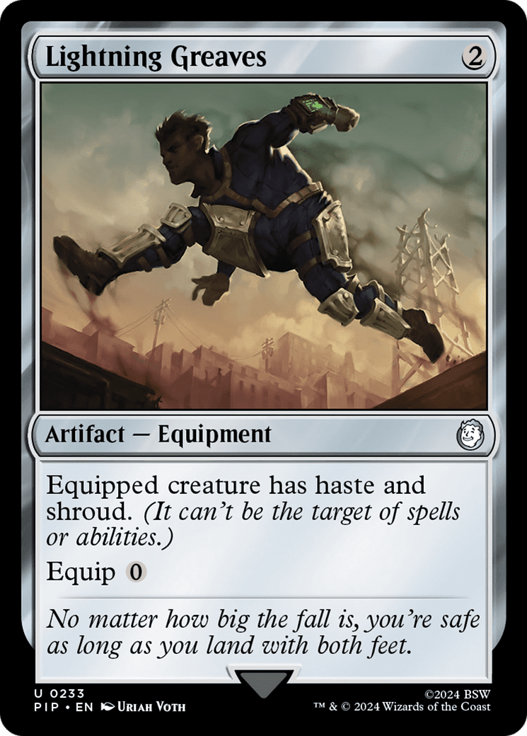 Lightning Greaves [Fallout] Foil