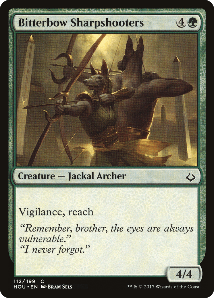 Bitterbow Sharpshooters [Hour of Devastation] Foil