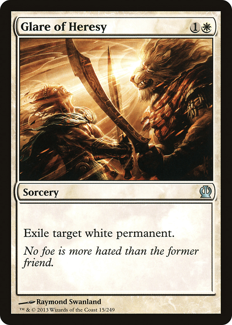 Glare of Heresy [Theros] Foil