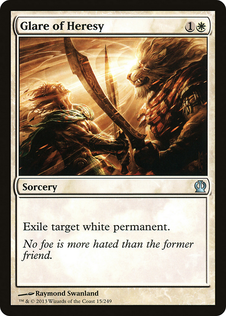Glare of Heresy [Theros] Foil