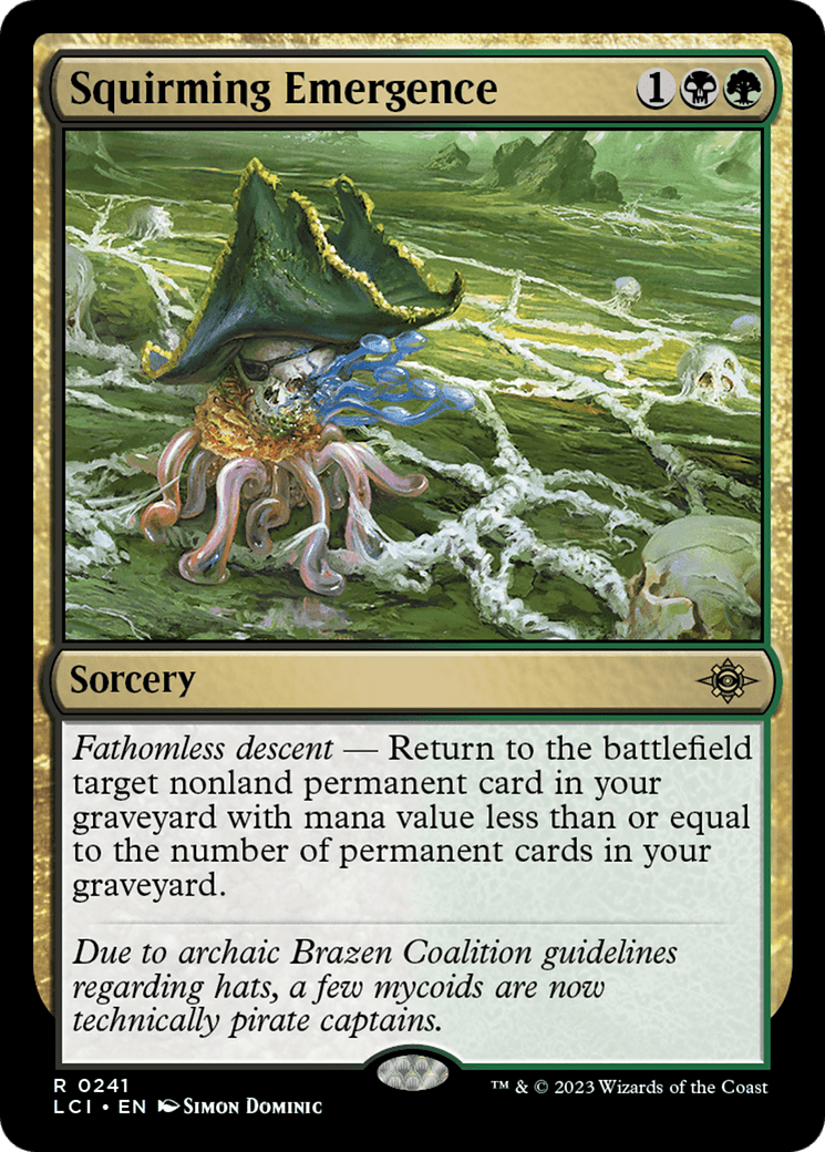 Squirming Emergence [The Lost Caverns of Ixalan] Foil