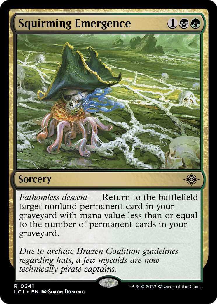 Squirming Emergence [The Lost Caverns of Ixalan] Foil