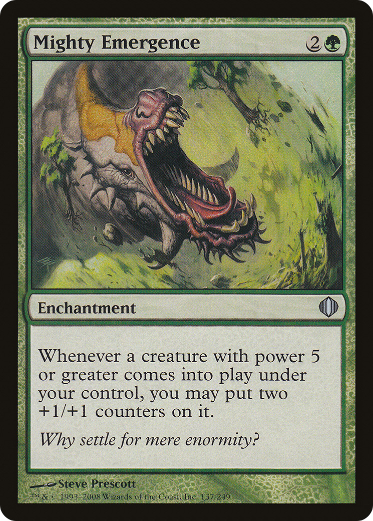 Mighty Emergence [Shards of Alara] Foil