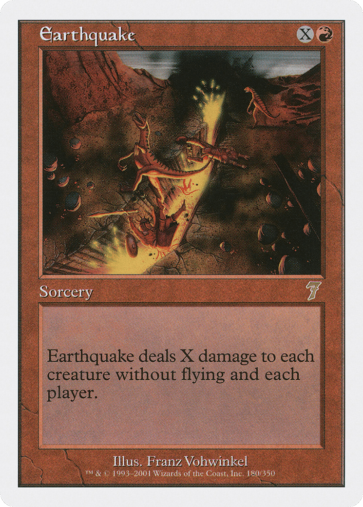 Earthquake (7ED-180) - Seventh Edition