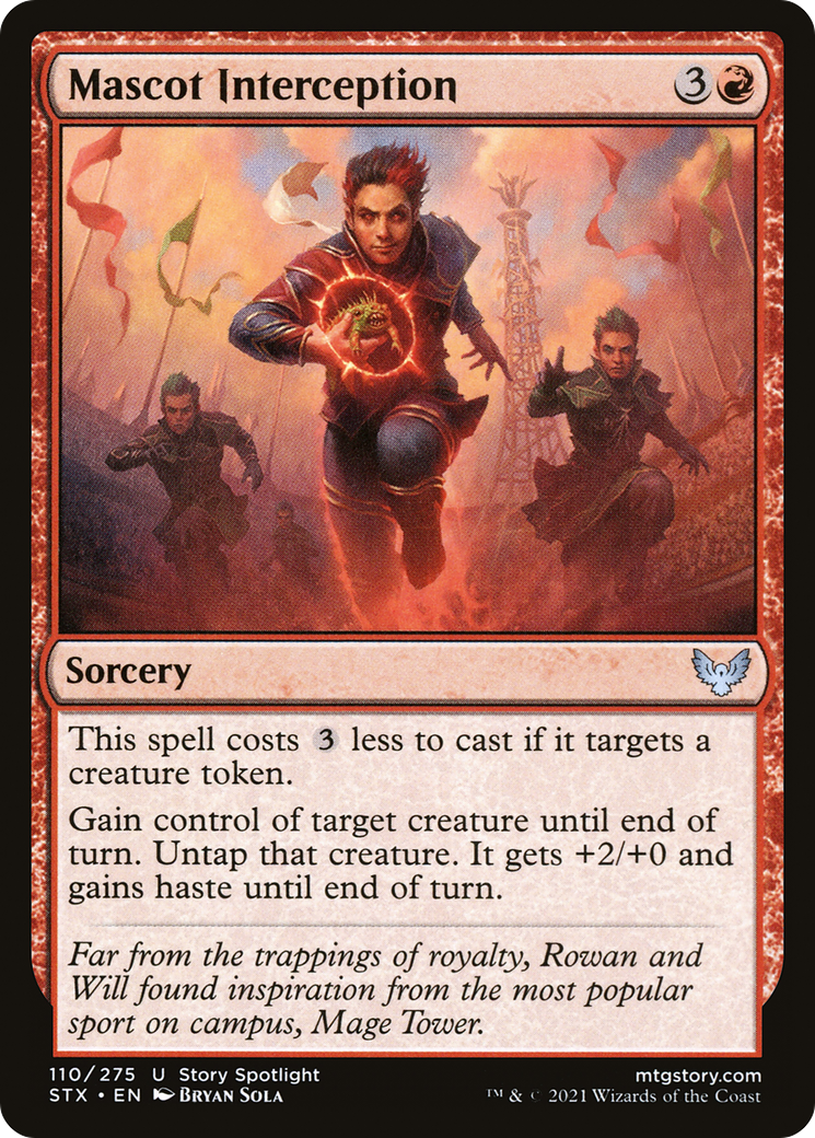 Mascot Interception [Strixhaven: School of Mages] Foil