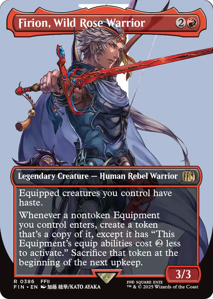 Firion, Wild Rose Warrior (Borderless) (386) [FINAL FANTASY]