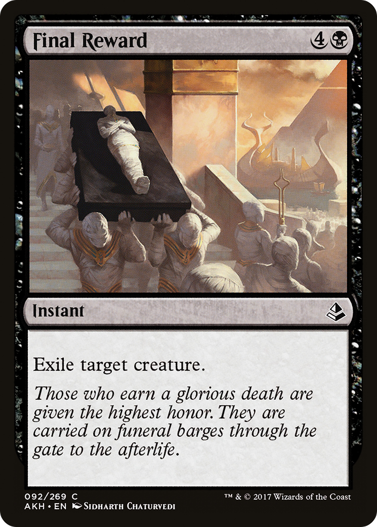 Final Reward [Amonkhet] Foil