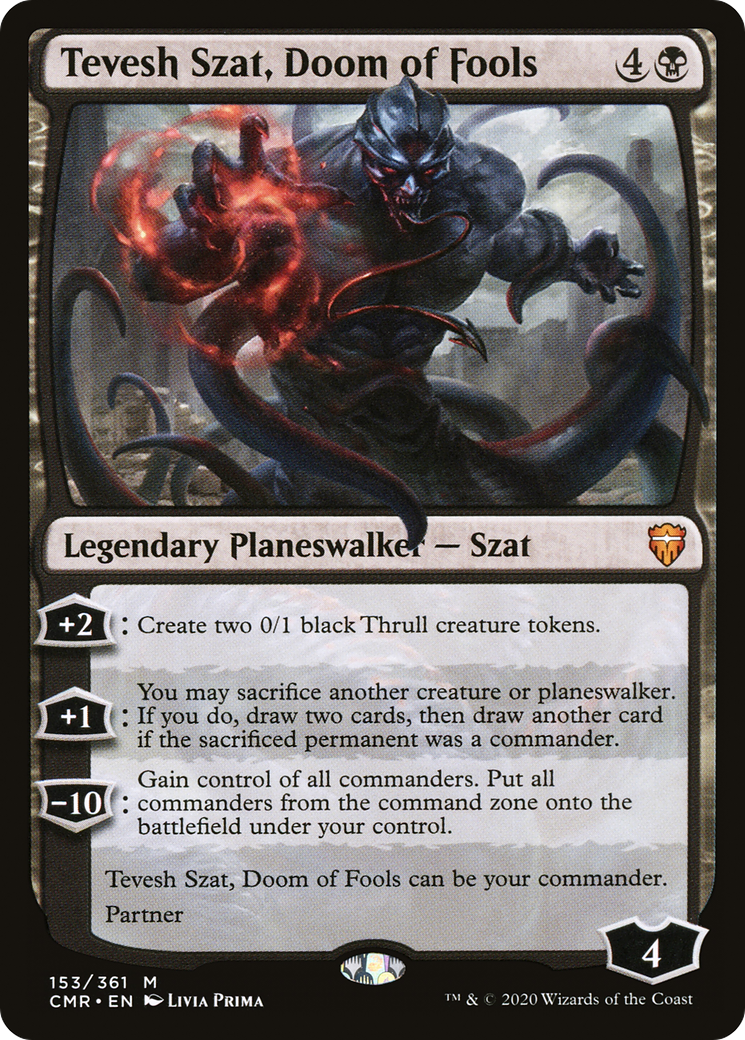 Tevesh Szat, Doom of Fools [Commander Legends] Foil