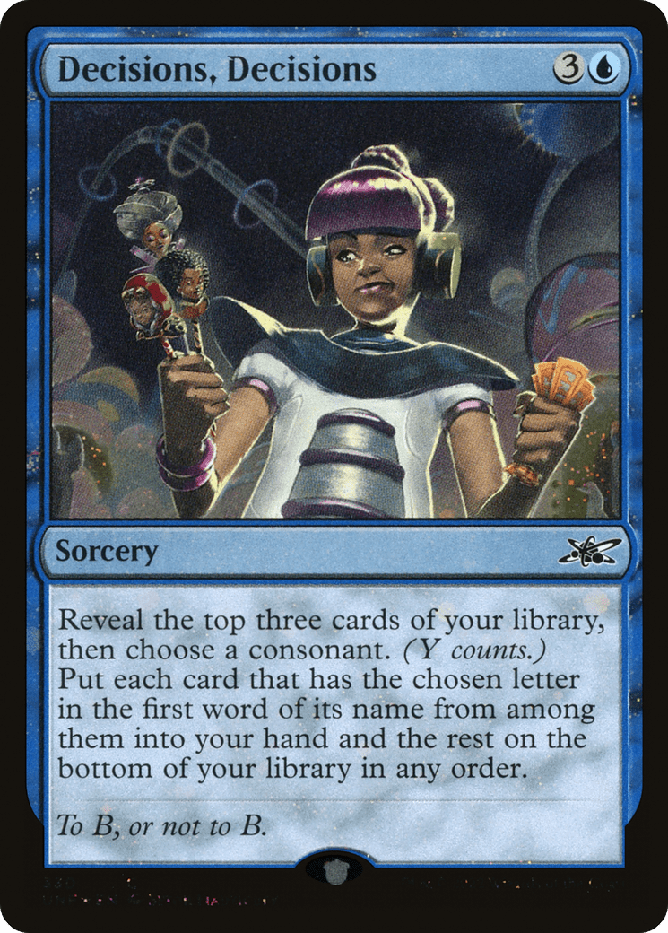 Decisions, Decisions (Galaxy Foil) [Unfinity]
