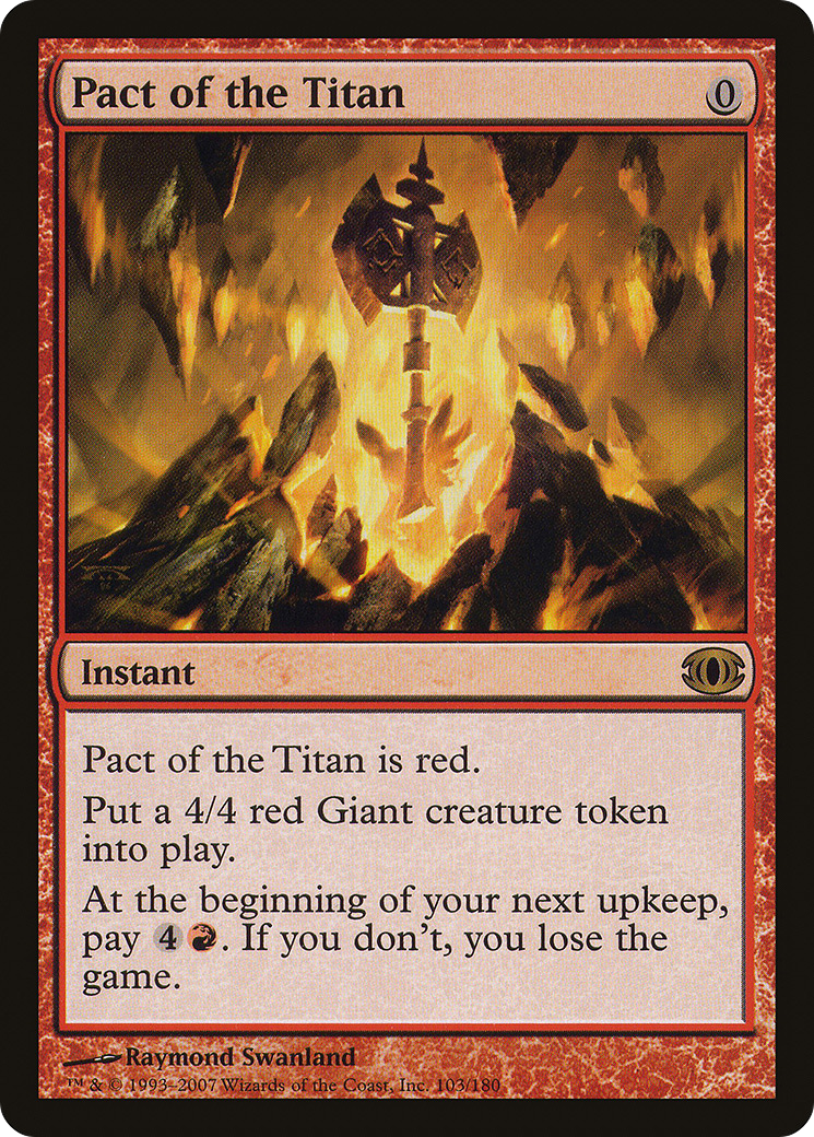 Pact of the Titan [Future Sight] Foil