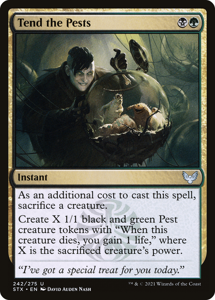 Tend the Pests [Strixhaven: School of Mages] Foil
