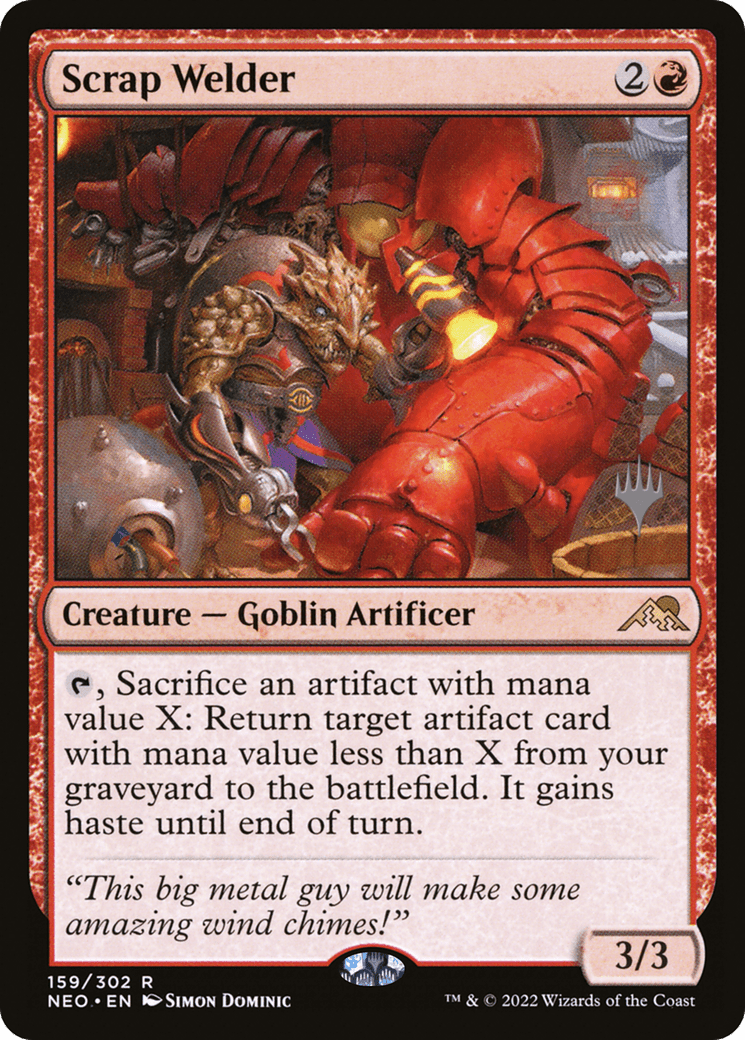 Scrap Welder (PNEO-159P) - Kamigawa: Neon Dynasty Promos Foil