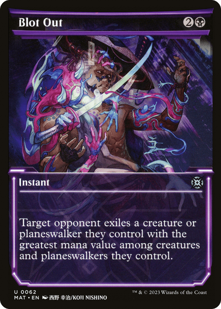 Blot Out (Showcase) [March of the Machine: The Aftermath] Foil