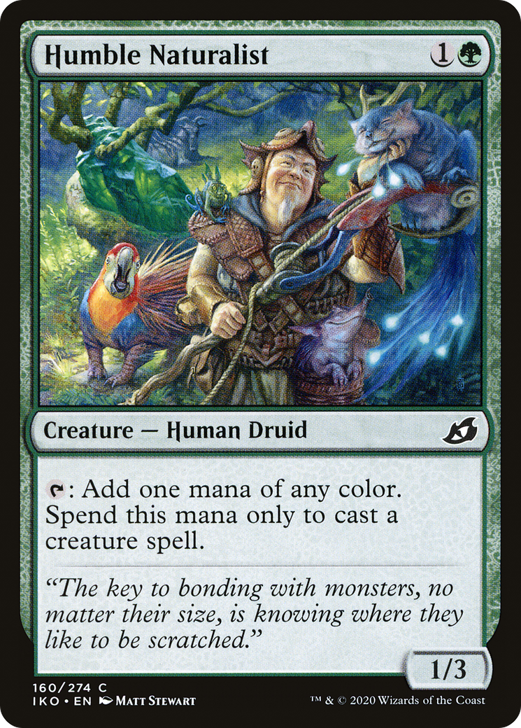 Humble Naturalist [Ikoria: Lair of Behemoths] Foil