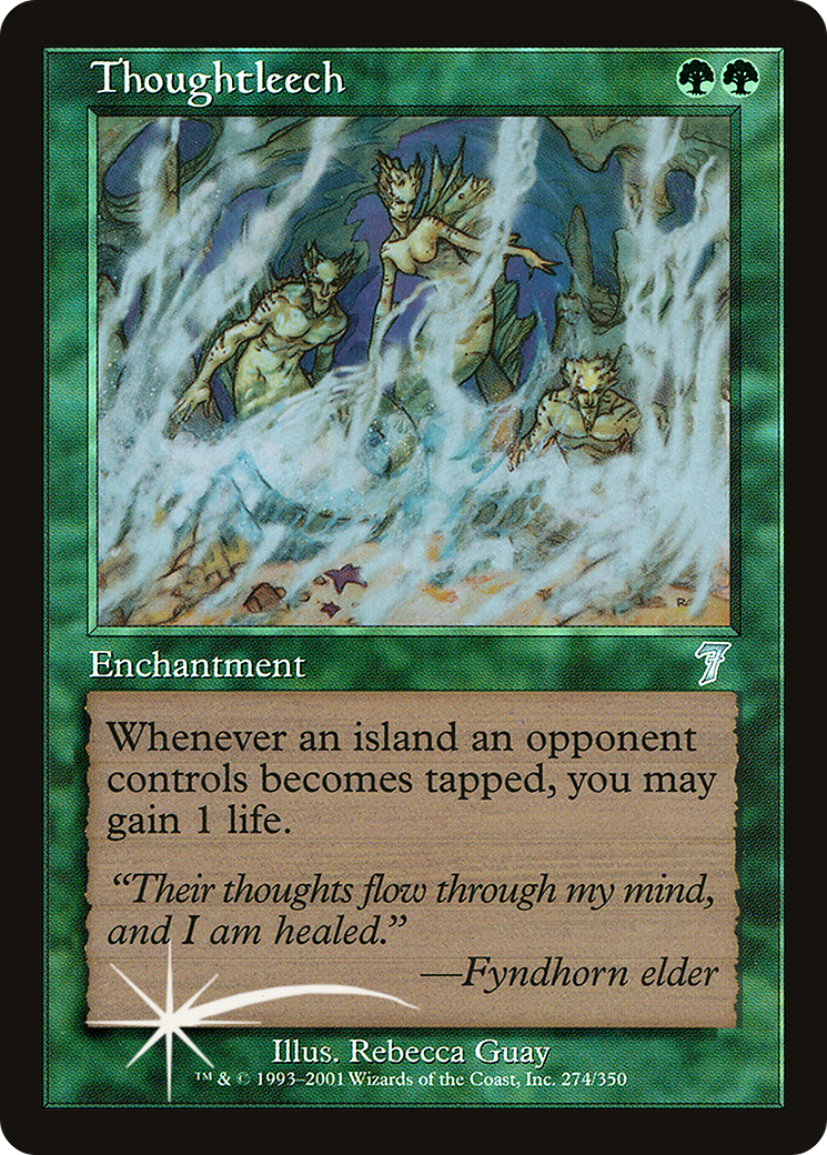 Thoughtleech (7ED-274★) - Seventh Edition Foil