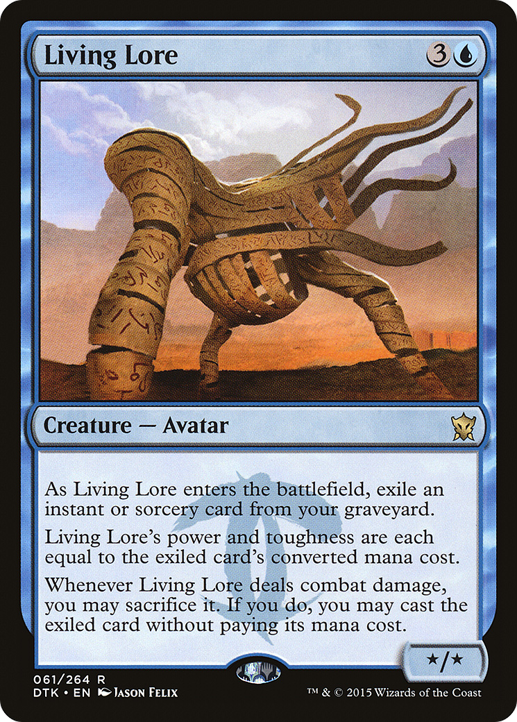 Living Lore [Dragons of Tarkir] Foil