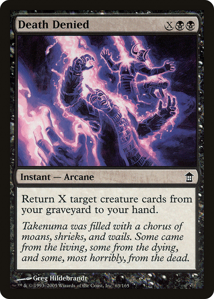 Death Denied [Saviors of Kamigawa] Foil