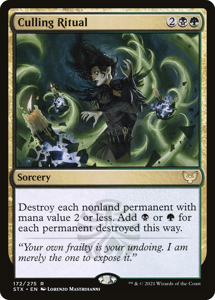Culling Ritual [Strixhaven: School of Mages] Foil