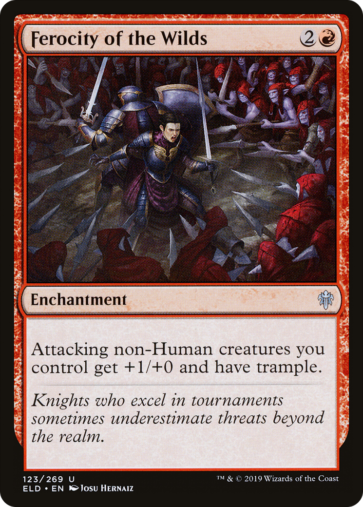 Ferocity of the Wilds [Throne of Eldraine] Foil