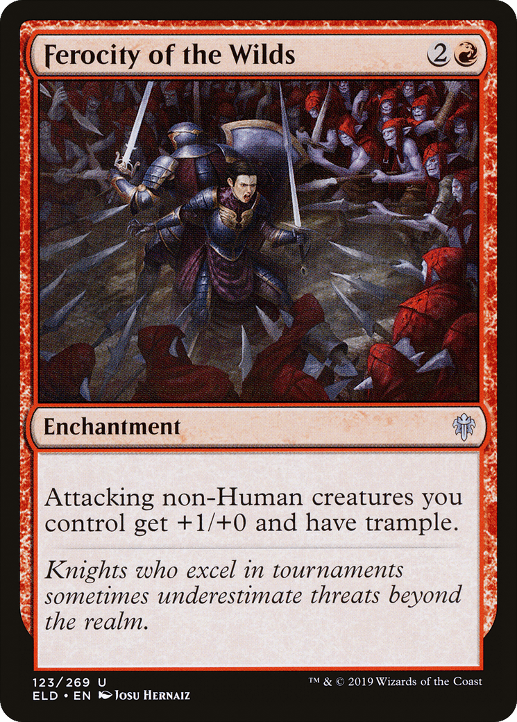 Ferocity of the Wilds [Throne of Eldraine] Foil