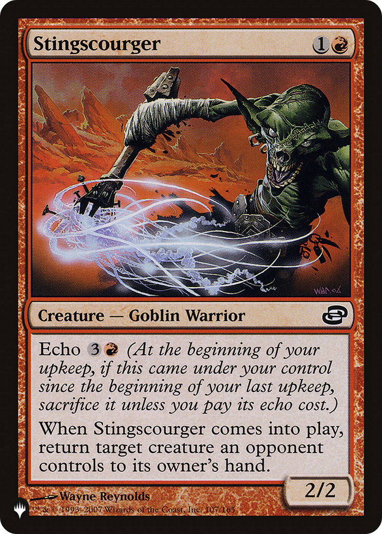 Stingscourger |  (PLC-107) [The List]