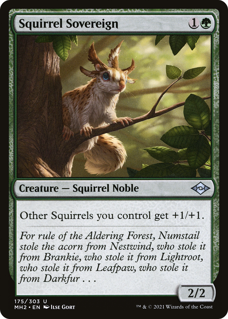 Squirrel Sovereign [Modern Horizons 2] Foil