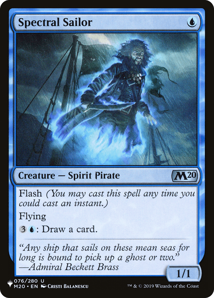 Spectral Sailor |  (M20-76) [The List]