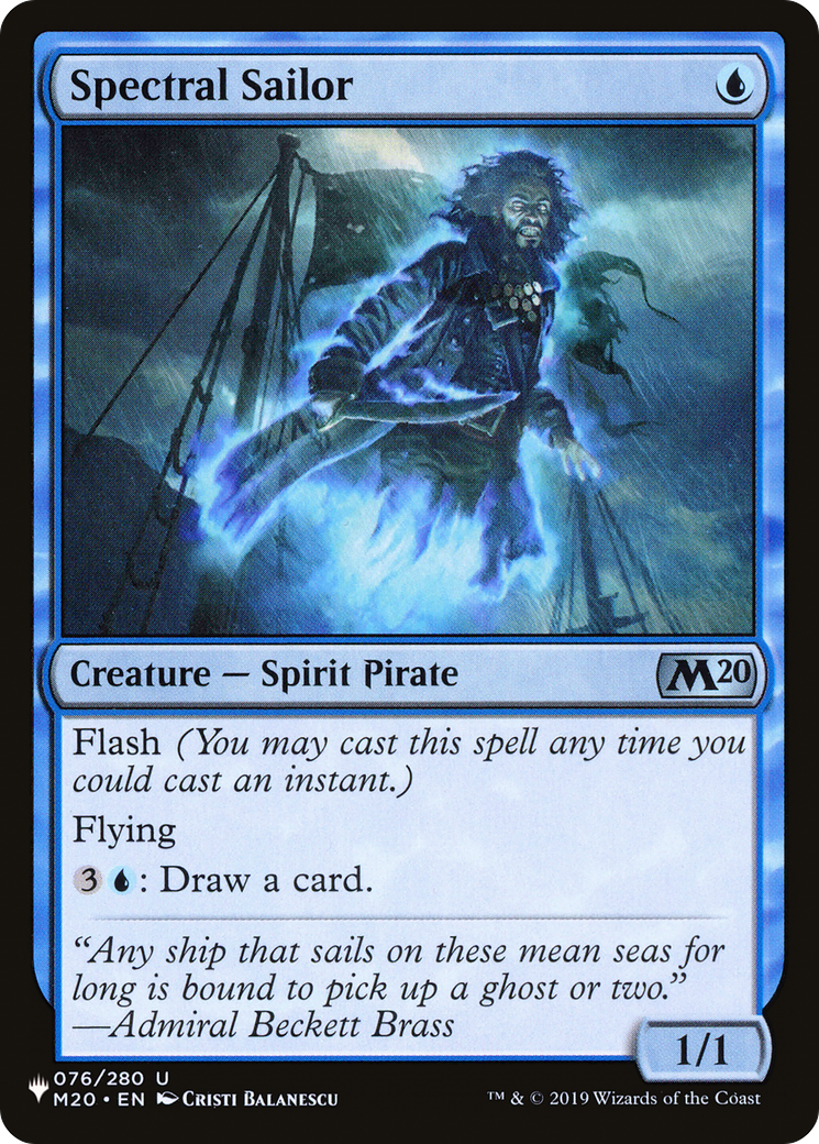 Spectral Sailor |  (M20-76) [The List]