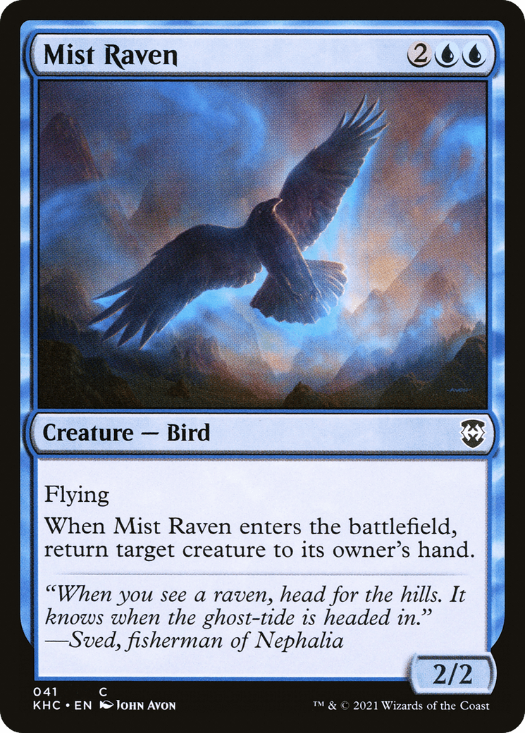 Mist Raven [Kaldheim Commander]