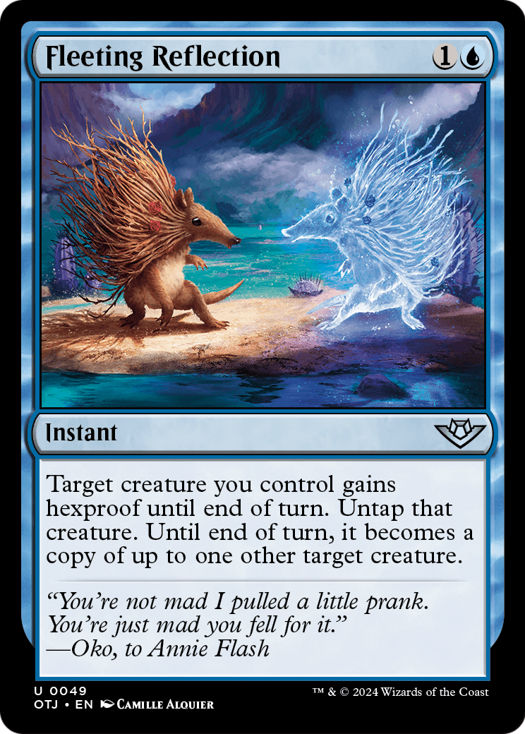 Fleeting Reflection [Outlaws of Thunder Junction] Foil