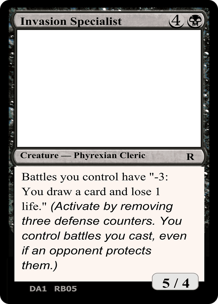Invasion Specialist (DA1-RB04B) - Unknown Event