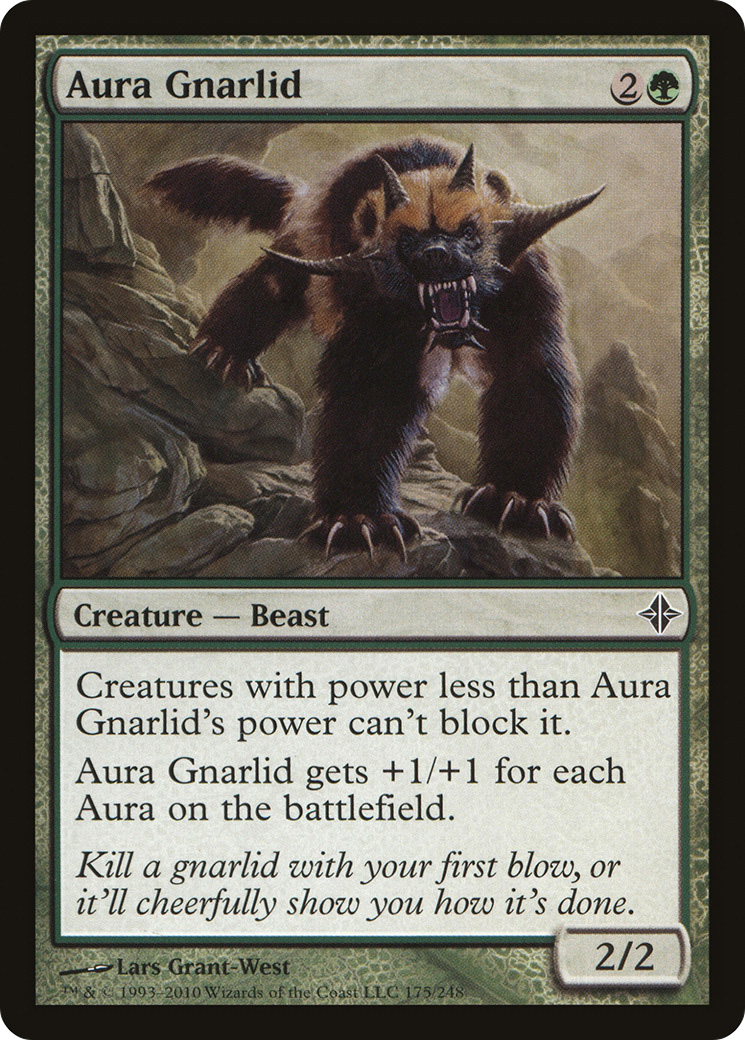Aura Gnarlid [Rise of the Eldrazi] Foil
