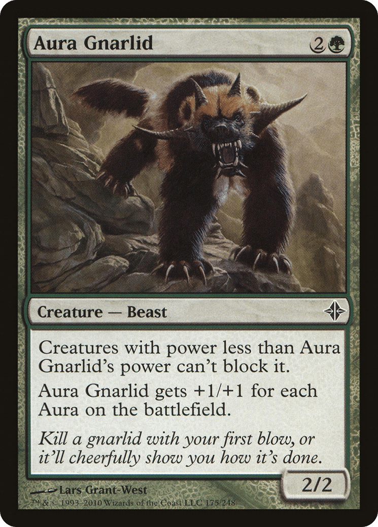 Aura Gnarlid [Rise of the Eldrazi] Foil