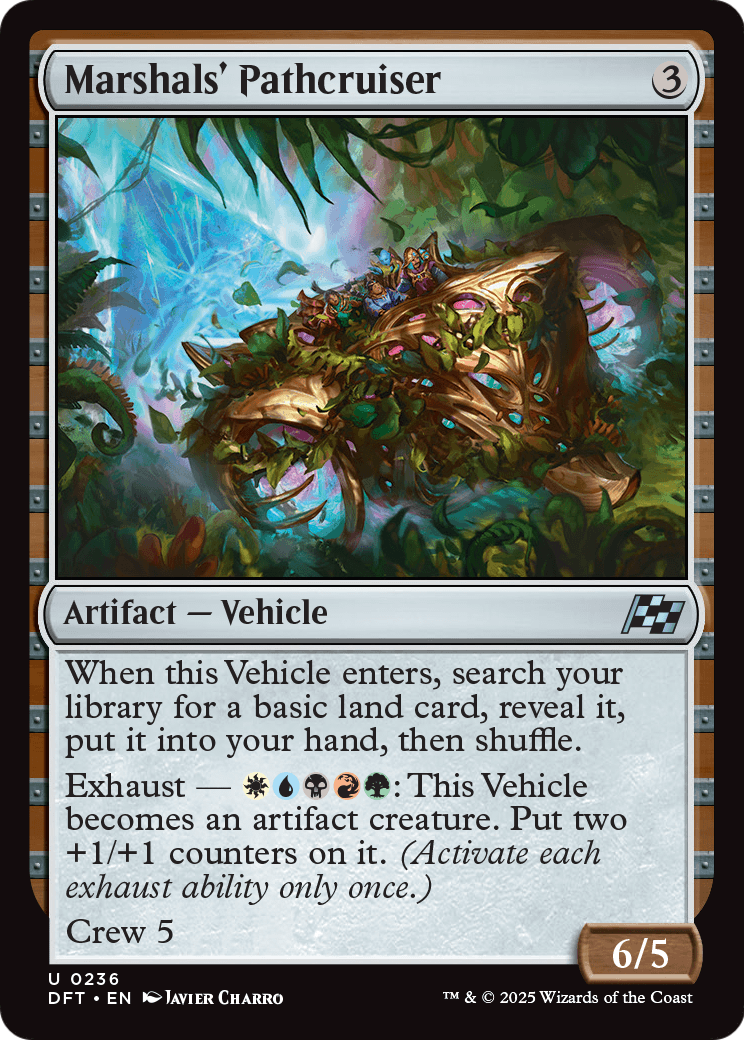 Marshals' Pathcruiser |  Foil (236) [Aetherdrift]