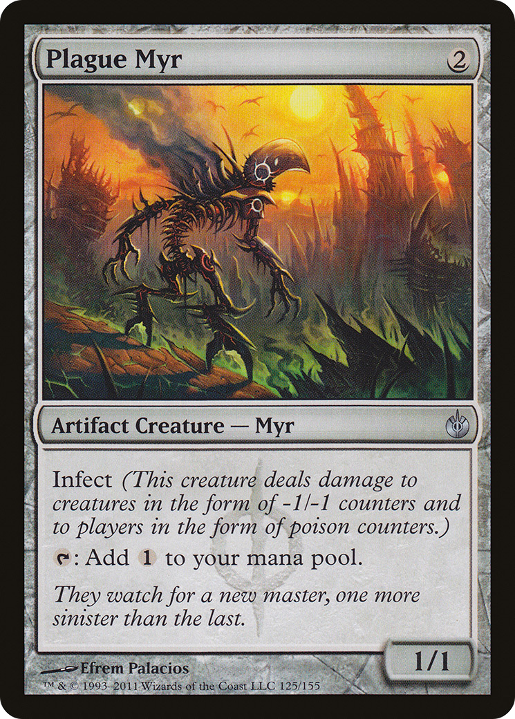 Plague Myr [Mirrodin Besieged] Foil