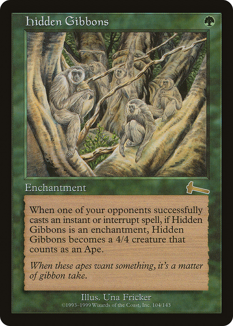 Hidden Gibbons [Urza's Legacy] Foil