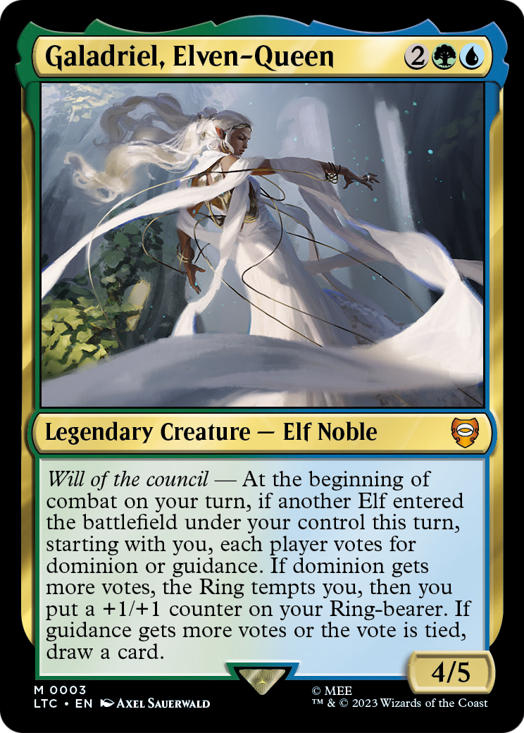 Galadriel, Elven-Queen [The Lord of the Rings: Tales of Middle-Earth Commander] Foil