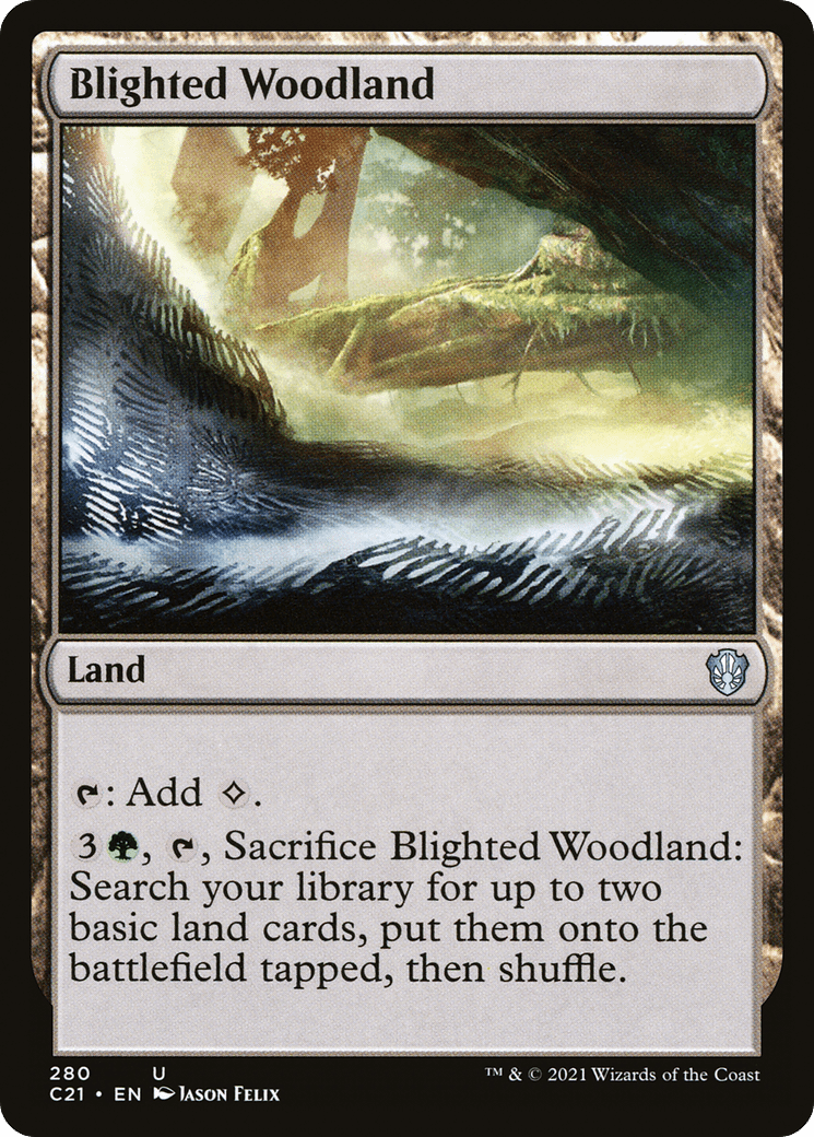 Blighted Woodland [Commander 2021]
