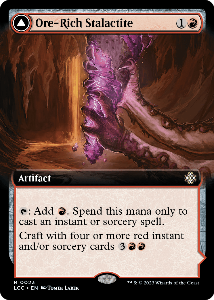 Ore-Rich Stalactite (Extended Art) [The Lost Caverns of Ixalan Commander] Foil