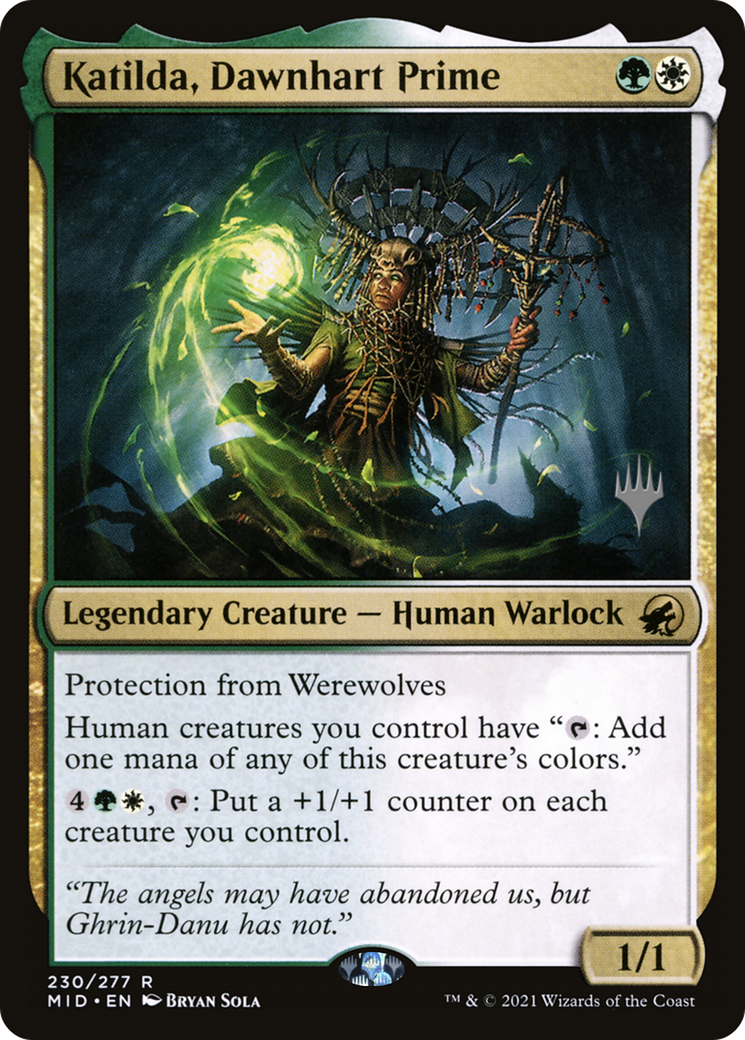 Katilda, Dawnhart Prime (Promo Pack) [Innistrad: Midnight Hunt Promos] Foil