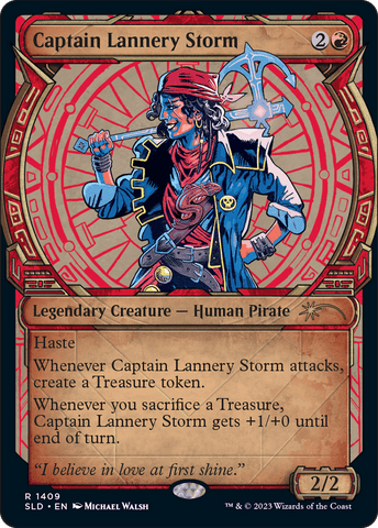 Captain Lannery Storm (Rainbow Foil) [Secret Lair Drop Series]