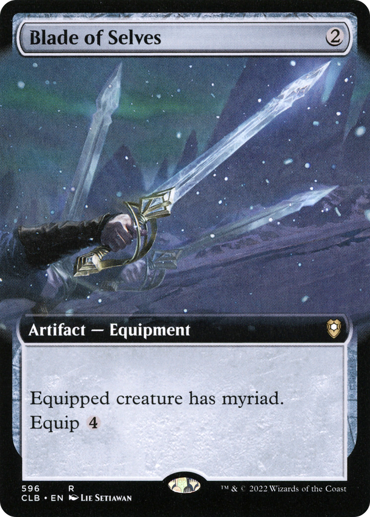 Blade of Selves (Extended Art) [Commander Legends: Battle for Baldur's Gate] Foil