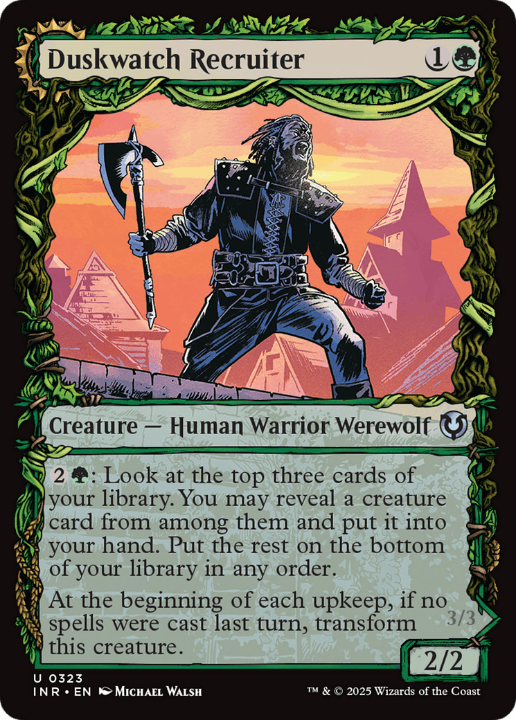 Duskwatch Recruiter (Showcase) (-323) [Innistrad Remastered]  Foil