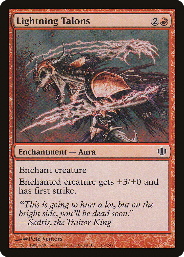 Lightning Talons [Shards of Alara] Foil