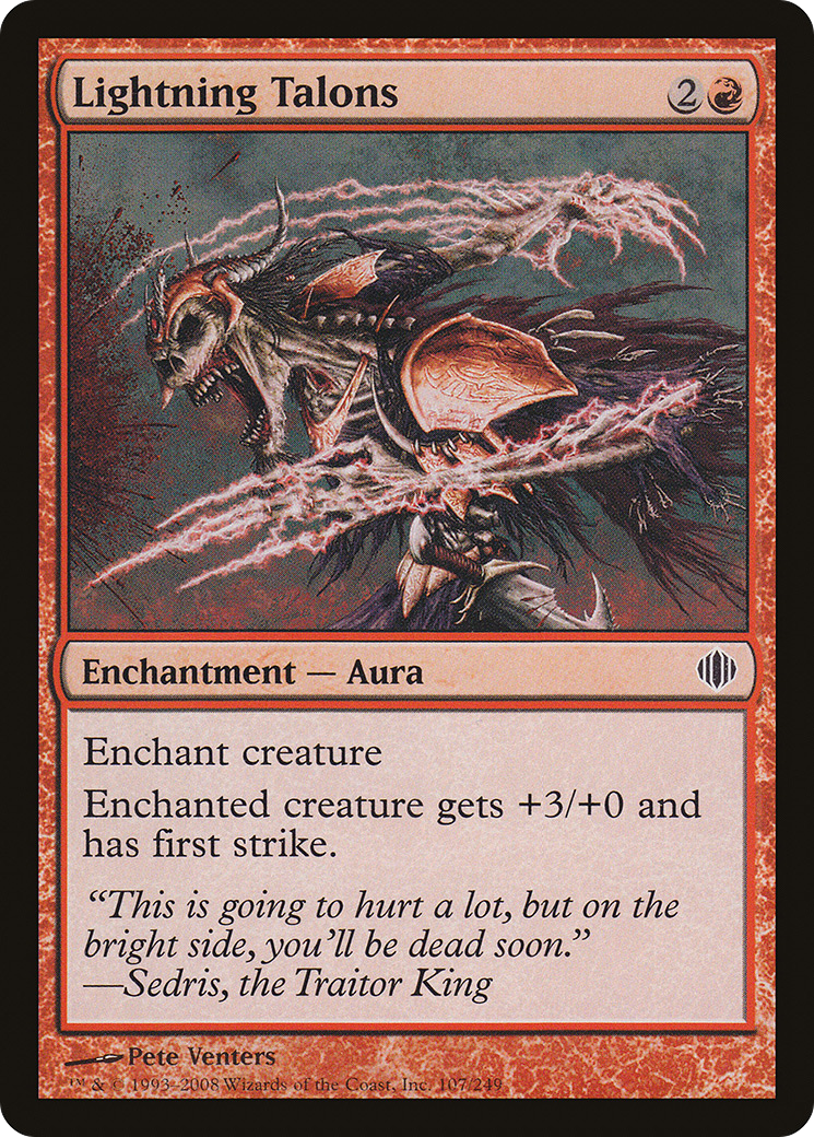 Lightning Talons [Shards of Alara] Foil