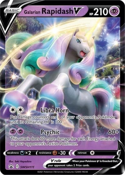 Galarian Rapidash V SWSH111/307 - SWSH Sword & Shield Promo Cards Holofoil