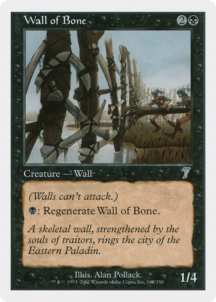 Wall of Bone (7ED-169) - Seventh Edition