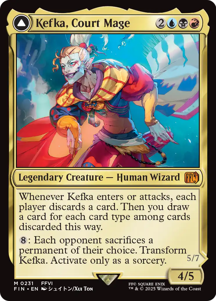 Kefka, Court Mage (231) [FINAL FANTASY]  Foil