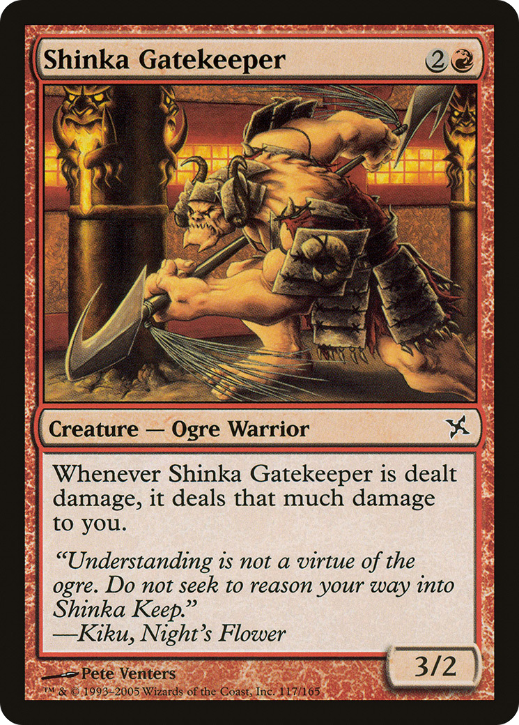 Shinka Gatekeeper [Betrayers of Kamigawa] Foil
