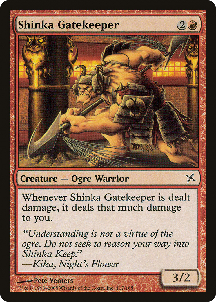 Shinka Gatekeeper [Betrayers of Kamigawa] Foil